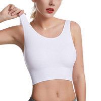 Offre Spéciale – Haut court tube rose uni personnalisé avec logo réfléchissant pour femme, idéal pour le fitness et la gym