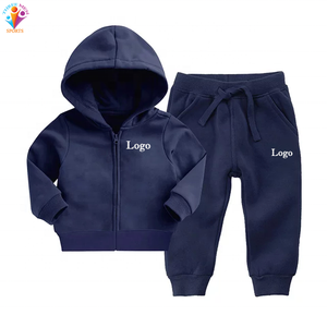 Wholesale Eco-Friendly Kid's Winter Wind Breaker Hooded Track Suit - Product Image 3