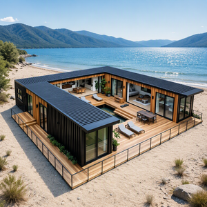 Casa Contenedor Prefabricada de Acero Galvanizado Aislada de Alta Gama de 20 pies con Baño, Cocina y <span class=keywords><strong>Terraza</strong></span> Completos - Product Image 5