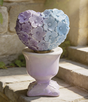 Figurine en résine à thème floral, mignonne et de style dessin animé, boîte mystère avec emballage d'origine, décoration florale colorée pour bureau, cadeau de collection