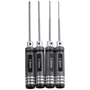 Jeu de clés Allen Mayatech 1,5 mm 2,0 mm 2,5 mm 3,0 mm en acier allié chromé de qualité industrielle métrique - Product Image 1
