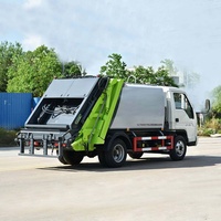 Camion compacteur à ordures Foton 5 CBM, petit camion compacteur à ordures, véhicule de collecte des déchets