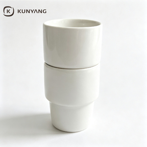 Mug à café en céramique empilable, moucheté, sans anse, en porcelaine nordique, avec logo personnalisé, pour café et usage domestique - Product Image 1