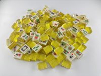 Set Mahjong Akrilik & Kristal Berkualitas Tinggi, Dapat Disesuaikan, Set Mahjong Amerika Portabel, Set Ubin Poker & Hiburan untuk Pesta