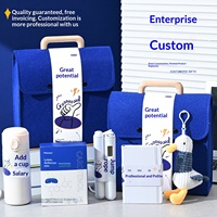 CARDSILK Idea de Regalo, Regalo de Aniversario, Recuerdo de Reunión, Regalo Personalizado con Logotipo, Bolsa Corporativa, Set de Regalo Corporativo Personalizado para Empleados