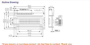 LCD Hiển Thị <span class=keywords><strong>16X2</strong></span> Hiển Thị LCM1602-7 LCD Mô-đun - Product Image 2
