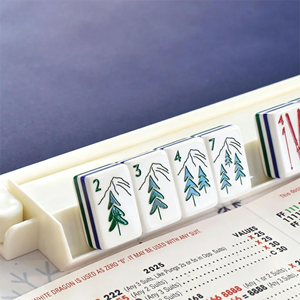 CHIVAN Set di Tessere Mahjong Americane in Acrilico di Lusso a 5 Strati, 160 Tessere, Pieghevole e Portatile, per Scultura sulla Neve, Resistente all'Acqua - Product Image 1