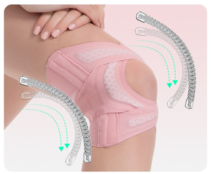 Rodilleras protectoras multideportivas ajustables finas ligeras transpirables profesionales para adultos para ejercitador todas las estaciones - Product Image 1