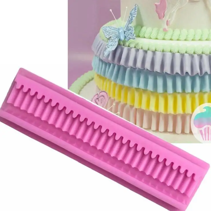 HY Wave Fondant and Gum Paste Mold for Cake Decorating