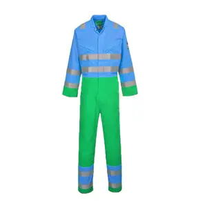 100% Cotton FR Fire Proof Safety orange malaysia coveralls