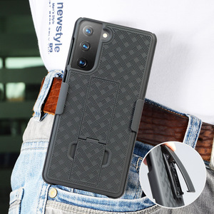 Funda de Celular 2 en 1 con Clip para Cinturón, Diseño Creativo Único <span class=keywords><strong>2022</strong></span>, TPU, para <span class=keywords><strong>Samsung</strong></span> Galaxy S20, S22, S30 Plus, Ultra - Product Image 6