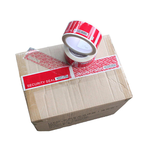 Tùy chỉnh làm xáo trộn hiển nhiên seal VOID Băng Túi Nhựa an ninh niêm phong nhãn CAUTION <span class=keywords><strong>Tape</strong></span> Stickers tag - Product Image 5