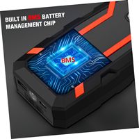 Chargeur de batterie de secours Luxshiny pour camion, moto, voiture, 1000A, USB Type-C, 10000mAh, 120W, charge rapide, anti-étincelles, batterie externe d'urgence, LED