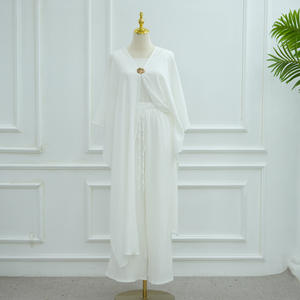 Pantaloni da <span class=keywords><strong>donna</strong></span> modesti Abaya completi unici pantaloni da <span class=keywords><strong>donna</strong></span> mussulmani antirughe a bolle - Product Image 5