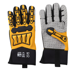 Stoßfeste Schnittschutzhandschuhe TPR Rückenschutz Hochbelastbare Sicherheitsarbeitshandschuhe für Öl- und Gasindustrie sowie Bergbau - Product Image 3