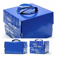Emballage pour desserts, boîte cadeau en carton pliable, logo personnalisé, impression UV, emballage pour pâtisserie de qualité alimentaire, écologique, recyclable