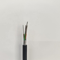 Câble à fibre optique monomode GYTA PE à 48 fibres pour extérieur, aérien et en conduit, avec certifications CE/ROHS/ISO9001 et éléments de renforcement en FRP/acier