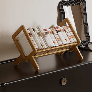 <b>Desktop</b> <b>shelf</b>, small bookshelf, bedside bookcase, tabletop storage <b>shelf</b>, simple bay window <b>shelf</b>, bamboo children's <b>shelf</b> - Product Image 4