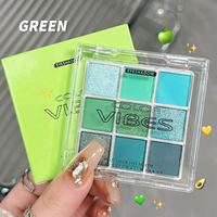 Palettes de fard à paupières à la mode 2024 maquillage diamant palette de fard à paupières 9 couleurs mini palette de fard à paupières