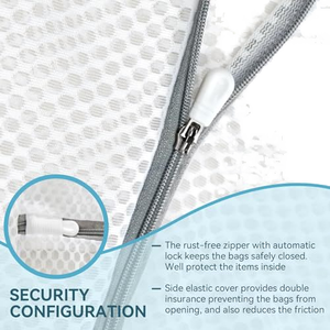 100% Polyester Custom Wholesale Safe Washable Zipper Large Delicate Mesh <b>Laundry</b> <b>Bag</b> Small - Product Image 2
