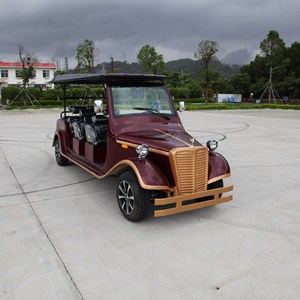 Voiture électrique vintage de tourisme 8 places pour parcs et stations balnéaires - Product Image 3