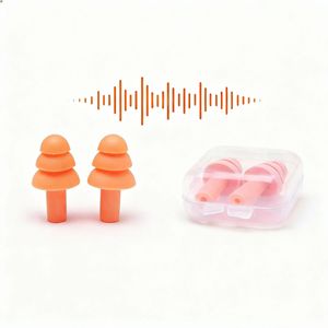 Tappi per Orecchie Impermeabili in Silicone per <span class=keywords><strong>Nuoto</strong></span>, Tipo <span class=keywords><strong>Occhialini</strong></span> <span class=keywords><strong>da</strong></span> Gara, Proteggono le Orecchie dall'Acqua, Marca OEM per Uomini e Donne - Product Image 4