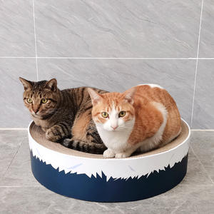 ICLE 500mm Móveis Gato Coçar Board Forma Redonda <span class=keywords><strong>Cat</strong></span> Lounger Atacado Papelão <span class=keywords><strong>Cat</strong></span> <span class=keywords><strong>Scratchers</strong></span> Ondulado - Product Image 6