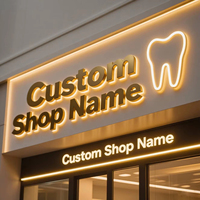 Lettres lumineuses LED 3D personnalisées, enseignes électroniques, signalétique commerciale en acrylique, enseigne de pizzeria, publicité extérieure pour restaurant, IP65
