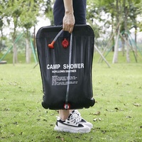 Sac de douche solaire de randonnée et de camping en PVC durable et léger de 20 L