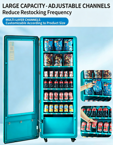 Distributeur automatique pour petites entreprises avec plusieurs options de paiement, y compris carte de <span class=keywords><strong>crédit</strong></span>, et technologie de refroidissement par compresseur - Product Image 2