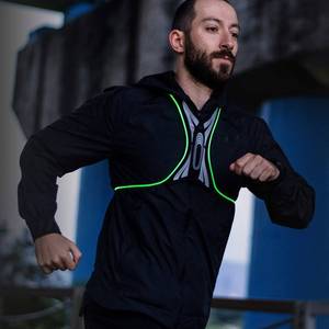 Áo Gi Lê An Toàn Chạy Bộ Phản Quang Ánh Sáng Cao Dệt Kim Tùy Chỉnh Chất Lượng Mới Về - Product Image 6