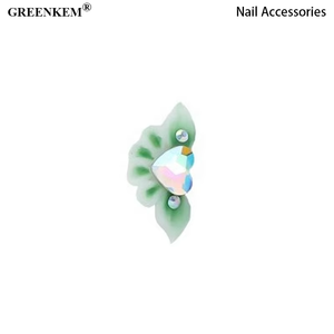 1 borsa nuovi <span class=keywords><strong>accessori</strong></span> per unghie con decorazione floreale intagliato a mano Mini fiore perle di strass intarsiate unghie charm - Product Image 6