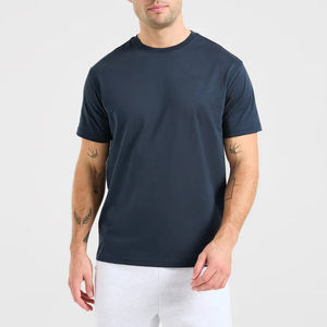 Camiseta Básica de Color Sólido, Corte Regular, para Hombre, Manga Corta, Ecológica, 100% Algodón, 210g, para Uso Diario - Product Image 5