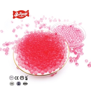 Venta caliente Red Popping Boba Pearls para agregar un pop divertido a sus bebidas gaseosas empaquetadas en botella - Product Image 1