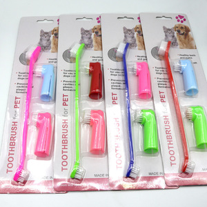 <span class=keywords><strong>Pas</strong></span> cher prix En Gros Pet Doigt Brosse À Dents Bâton Pâte <span class=keywords><strong>Chien</strong></span> Brosse À Dents Ensemble - Product Image 3
