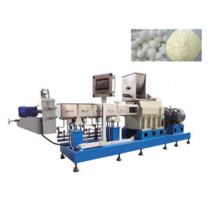 Extrudeuse à double vis pour la production de fécule de manioc modifiée, machine d'extrusion en acier inoxydable avec moteur Siemens, haute efficacité, pré-gélification - Product Image 4