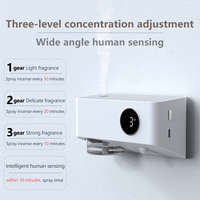 2023 nouveau ménage automatique huile essentielle diffuseur d'arôme déodorant diffuseur bureau mur veilleuse arôme parfum diffuseur