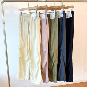 <span class=keywords><strong>Pantalon</strong></span> de survêtement uni personnalisé avec broderie, basique, sport, extérieur, décontracté, printemps, coupe ample, élastique, jambe droite, baggy - Product Image 4