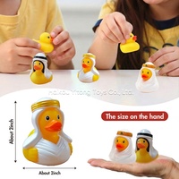 Jouets de bain pour bébé en caoutchouc personnalisés uniques, motifs de canards, plaisir dans la baignoire pour les enfants et les tout-petits