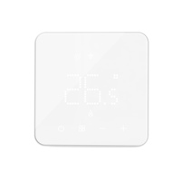 Termostato inteligente de caldera de gas inalámbrico con pantalla LED de diseño de vidrio templado recién llegado
