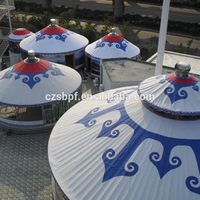 Yourts de mongolie, Design personnalisé de conception personnalisée, pour Camping en plein air, 12m de diamètre