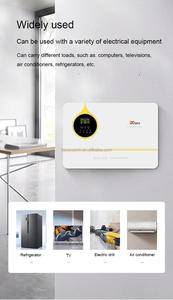 Convertidor inversor de panel solar monofásico híbrido 1.6KW a 12KW de potencia de salida MPPT Grid Tie para sistema fuera de la red 3.6KW Solar - Product Image 3