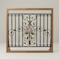 Grille de fenêtre horizontale en acier inoxydable antivol, design à persiennes, la plus vendue