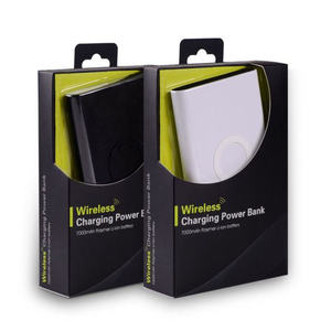 Wholesale Custom Color Printed <b>Foldable</b> Window Paper <b>Box</b> With Hanging Hole For Power Bank Packaging - Product Image 1
