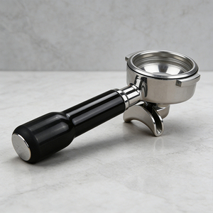 Cesta de Filtro para Cafetera Espresso de Lujo Hecha a Mano, con Diseño Clásico Personalizado <span class=keywords><strong>Klam</strong></span>, Asa de Acero Inoxidable y Doble Boquilla, Herramienta para Té - Product Image 3