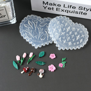 Moule en silicone en forme de fleur pour nail art 3D, modèle de gel de sculpture de cristal, outil de décoration DIY pour charms d'ongles, idéal pour salon - Product Image 4
