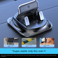 Auto-Armaturenbrett-Navigationshalterung, ABS + Silikon, Handyhalterung, höhenverstellbar, flexibles Anti-Rutsch-Pad, starke Stabilität, 360°