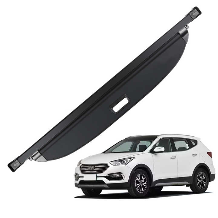 VEVOR Trunk Privacy Shield 2021-2025 VEVOR Retractable ,Upgraded Carbon Fiber Texture Trunk Cover,Anti -Peeping Luggage Privacy Shield,for Hyundai Tucson 2021-2025 5Seater,Black Cargo Cover - View #4