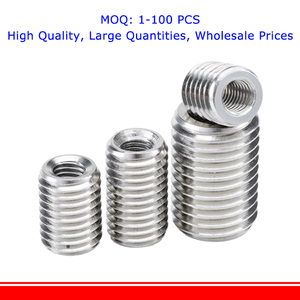 304 nội bộ bên ngoài chủ đề Nut M2 M2.5 M3 M4 M5 M6 M8 M10 <span class=keywords><strong>M12</strong></span> thép không gỉ Bộ chuyển đổi vít chủ đề chèn tay áo chuyển đổi NUT - Product Image 3