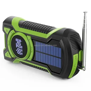 Zonne-Energie Oplaadradio Multifunctionele Noodradio